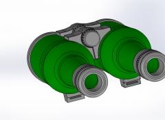 Turning beer bottles into binoculars, Design & 3D print, Cape Town