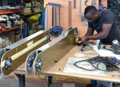 Robot arm WIP, Fabrication, Cape Town