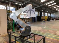 Robot arm WIP, Fabrication, Cape Town