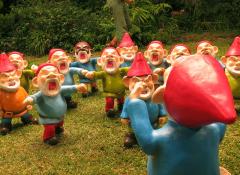 Completed IKEA gnomes, Fabrication Cape Town