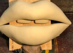 Lips WIP, Fabrication, Cape Town