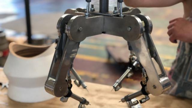 Robot arm WIP, Fabrication, Cape Town