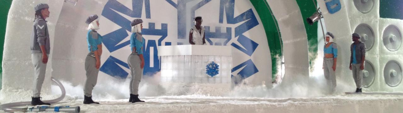 Special Effects snow and Ice for Castle Light commercial